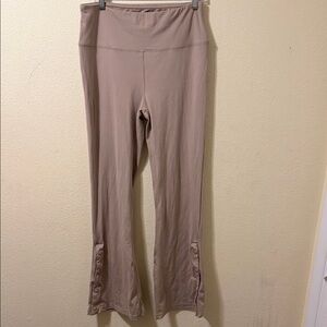 Y2K inspired Velocity xl women’s Taupe Flare Pants
